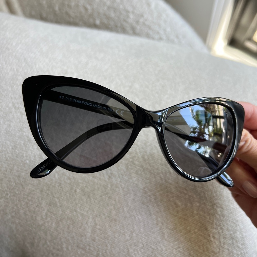 Tom Ford TF173 Nikita cat eye black sunglasses - Picture 5 of 15